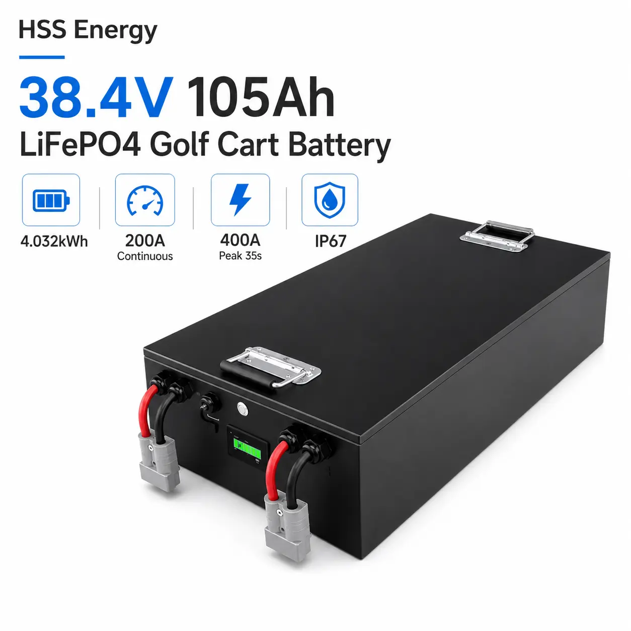 Pin lithium xe golf 36V 105Ah