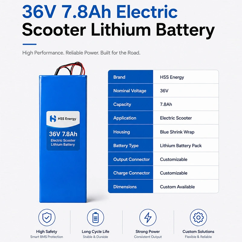 Pin lithium xe điện 36V 7.8Ah