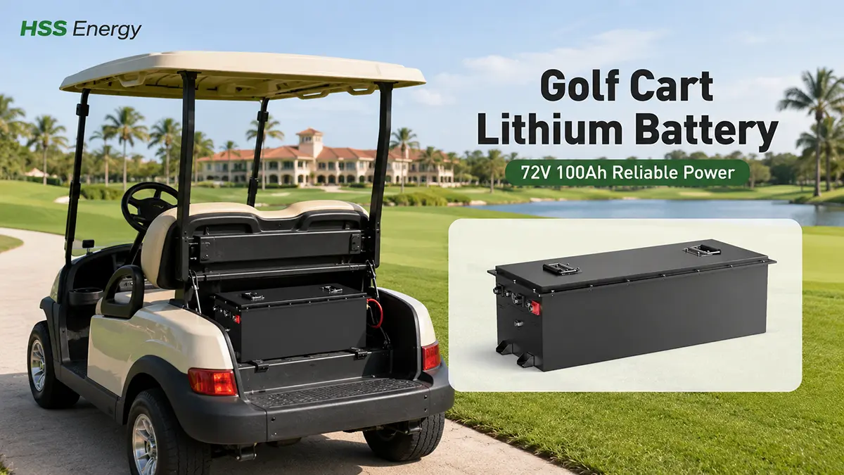 72V 100Ah Golf Cart Lithium Battery